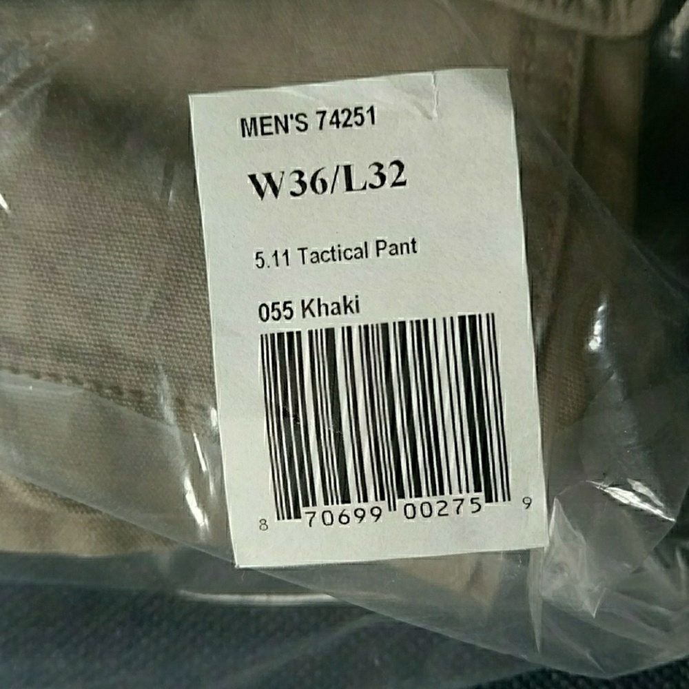5.11 Khaki tactical pants